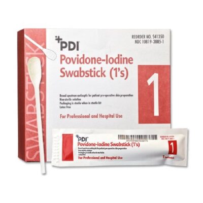 SWABSTICK, PVP PREP 1'S (50/BX)(bx)