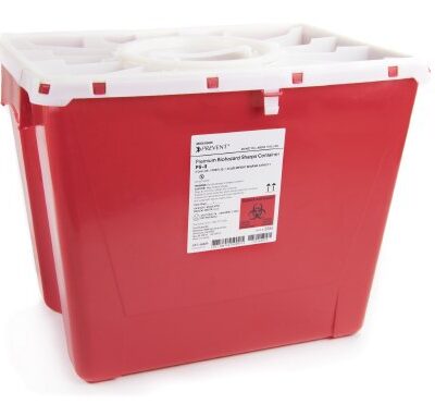CONTAINER, SHARPS RED 8GL (9/CS)(EA)
