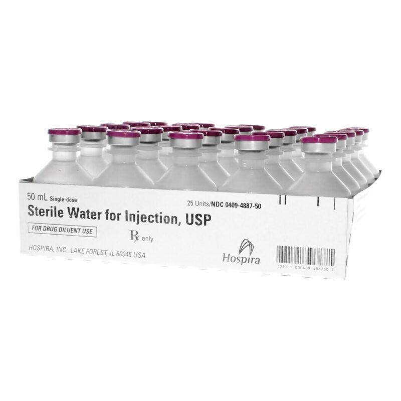 WATER STERILE, SDV PF 50ML 25/bx(BX)