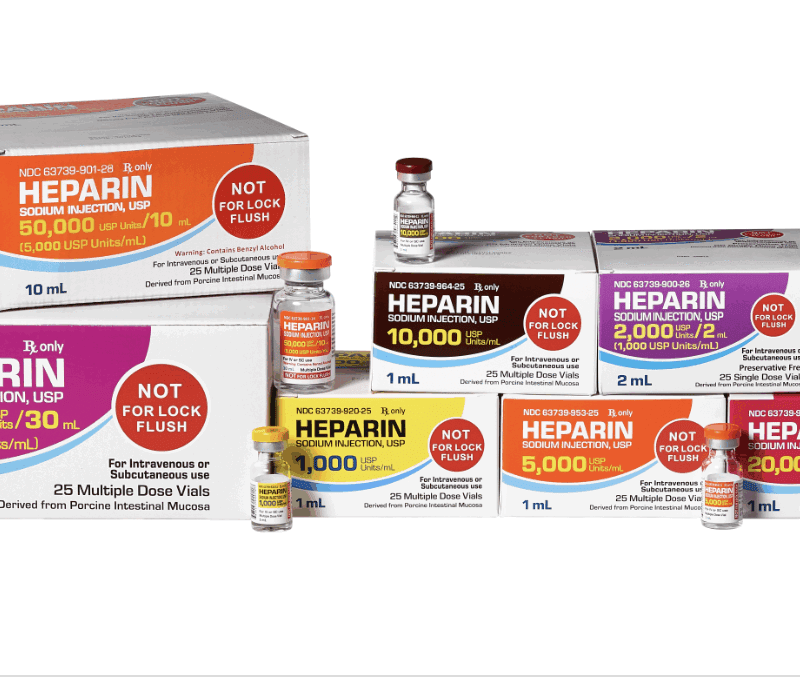 Heparin Sodium 1000 U/mL 10mL MDV