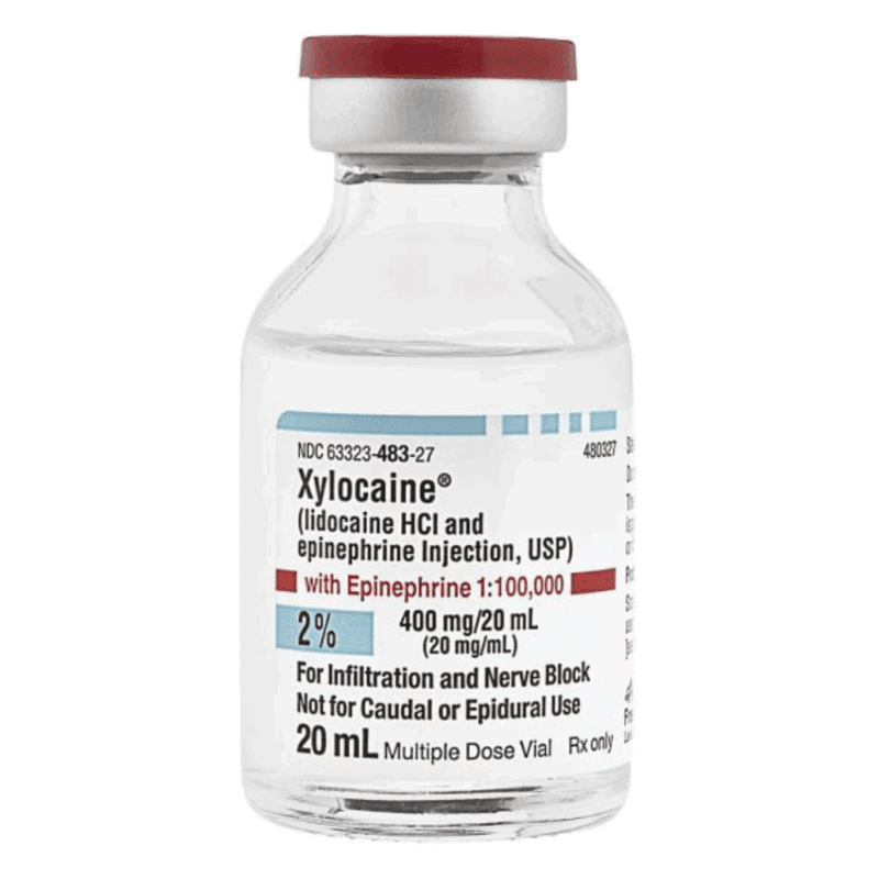 Xylocaine® with Epinephrine Lidocaine HCl / Epinephrine 2% - 1:100,000 Injection 20 mL (EA)