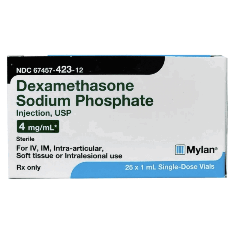 Dexamethasone Sodium Phosphate 4 mg / mL Injection Single-Dose Vial 1 mL