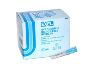 Exel Hypodermic Needles 23G x 1" 100/box