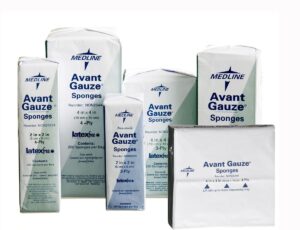 Gauze Nonsterile Nonwoven 3-Ply Sponges, 2" x 2" (CS)