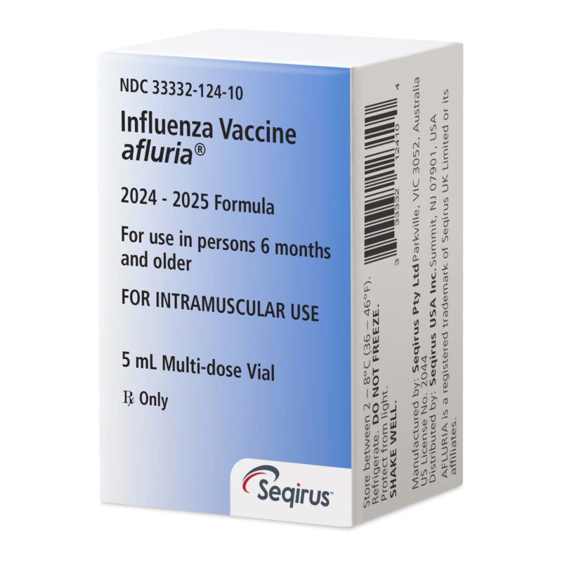 Influenza Vaccine 2024-2025, Afluria 5mL Injection