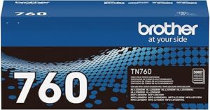 Brother Compatible TN760 High-Yield Black Toner Cartridge Twin Pack