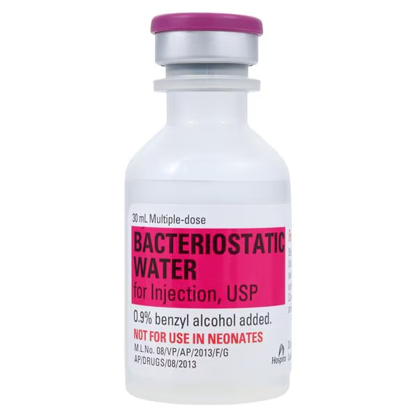 Pfizer Bacteriostatic Water for Injection, USP - 30 mL Multi-Dose Vial, ea