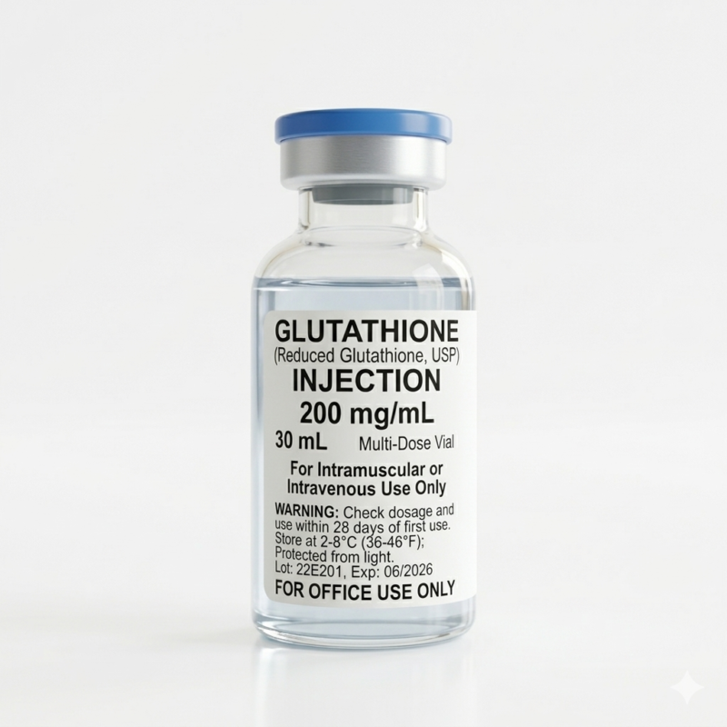 Glutathione Injection 200mg/mL – 30mL Multi-Dose Vial
