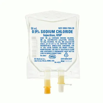 0.9% Sodium Chloride Injection, USP, 50mL Bag