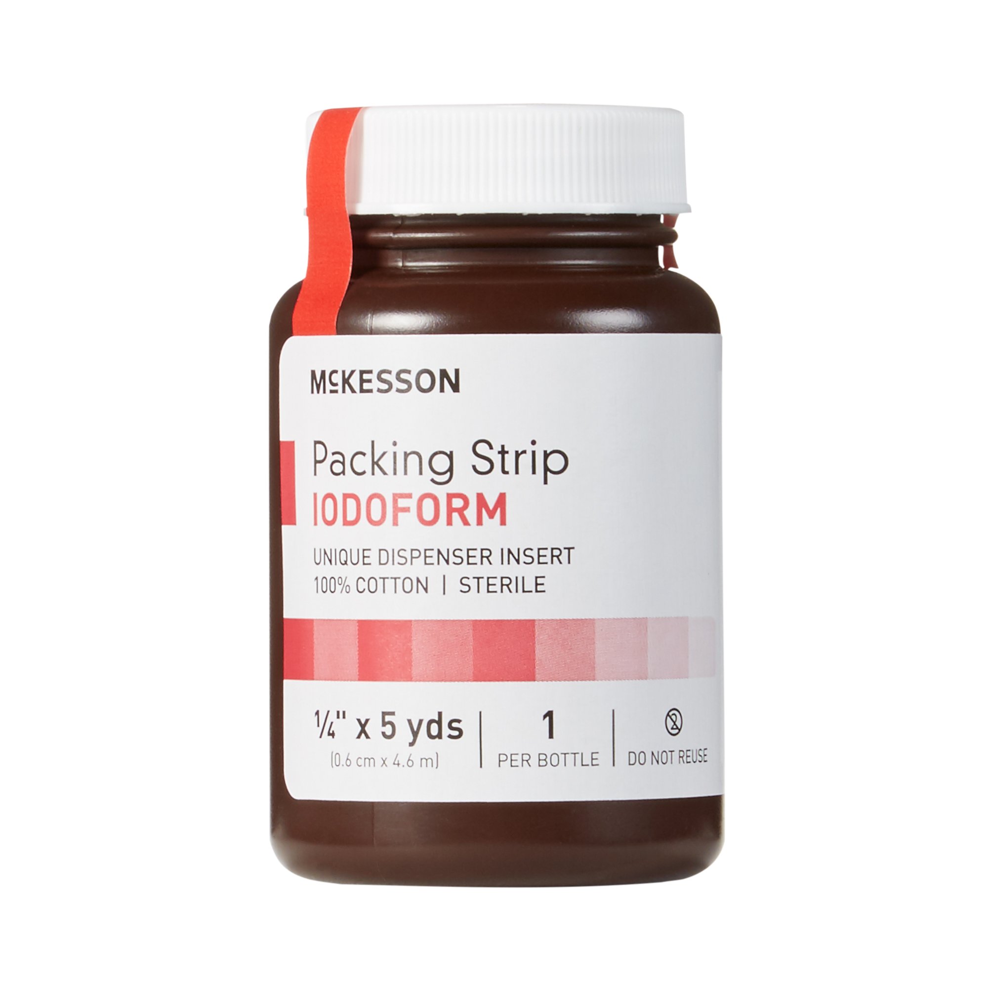 Wound Packing Strip, Iodoform 5%, ¼″ × 5 yd, (Bottle) - Item #61-59145