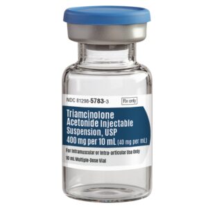 Triamcinolone Acetonide Injectable, USP, (40 mg/mL) 10 mL Multiple-Dose Vial