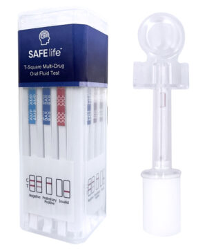 SAFElife™ T-Square® 12-Panel Oral Fluid Drug Test with Alcohol (25/Box)