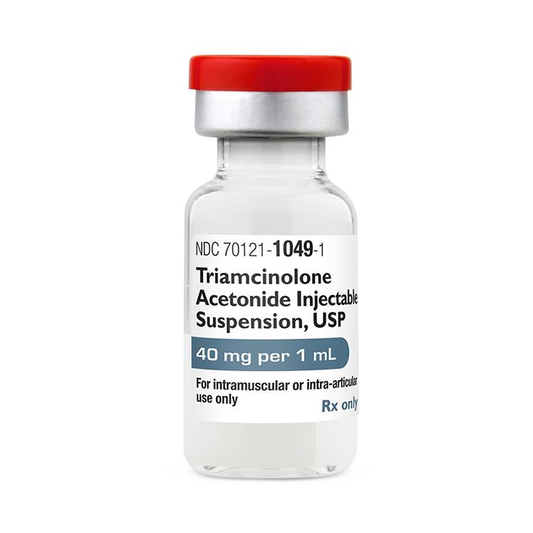 Triamcinolone Acetonide Injectable Suspension, USP, 40 mg/mL, 1 mL Single-Dose Vial