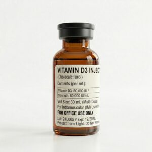 Vitamin D3 Injection – 50,000 IU/mL – 30mL Multi-Dose Vial