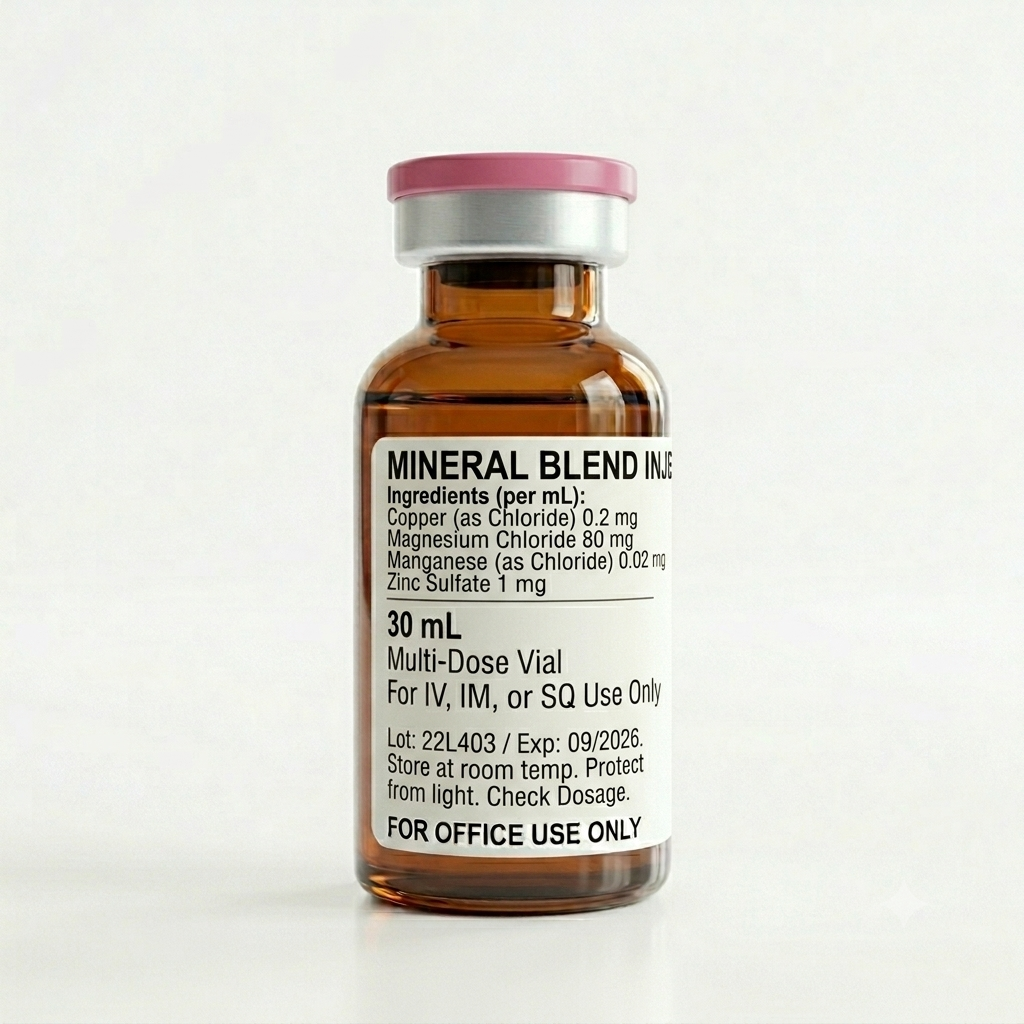 Mineral Blend Injection (Magnesium, Zinc, Manganese, Copper) – 30mL Multi-Dose Vial