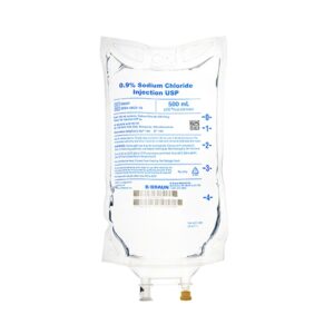 Sodium Chloride 0.9% IV Solution 500mL Bags