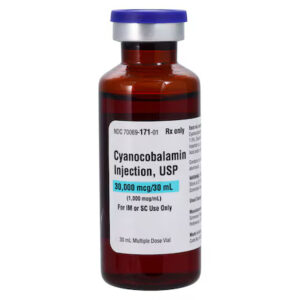 Cyanocobalamin (Vitamin B12) Injection, 1,000 mcg/mL - 30 mL Multiple-Dose Vial
