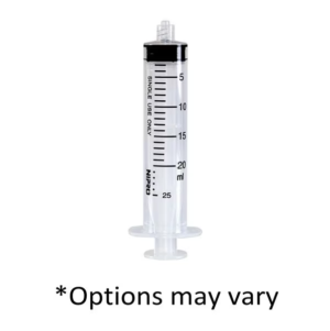 Nipro Medical General Use Syringe – 3 mL, Low Dead Space, Luer Lock – Box of 100 – JD+03L