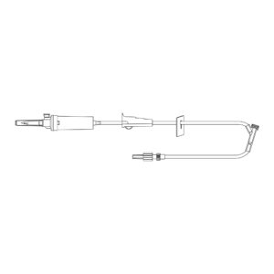 McKesson Brand® MedStream Primary IV Administration Set, 20 Drops / mL, 81 Inch Tubing