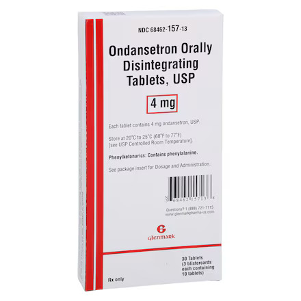 Ondansetron 4 mg Orally Disintegrating Tablets (ODT), USP (30 Count)