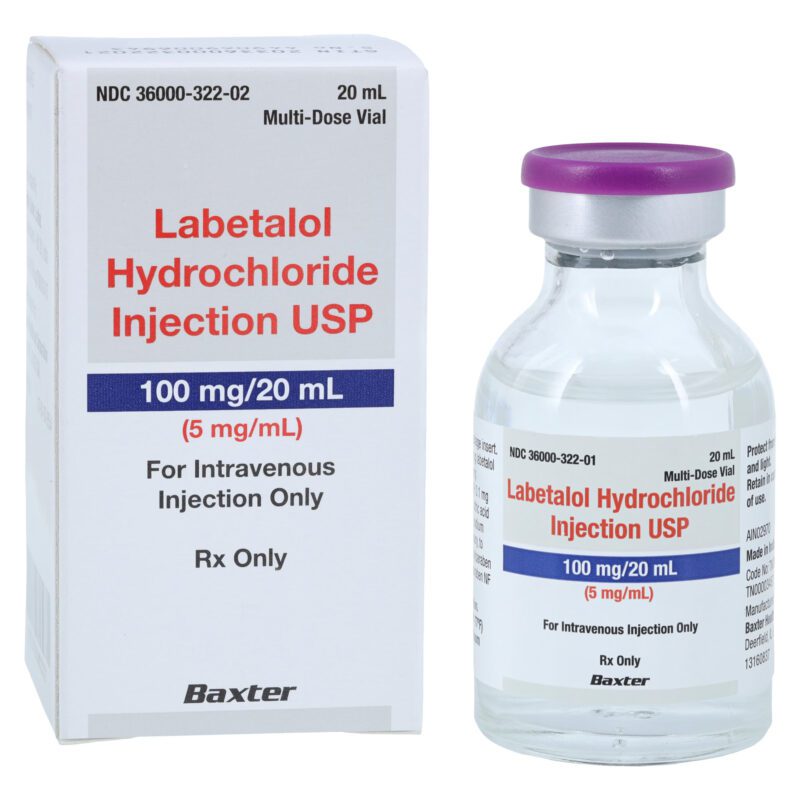 Baxter™ Labetalol HCl Injection, USP, 5 mg/mL, 20 mL Multiple-Dose Vial (MDV)