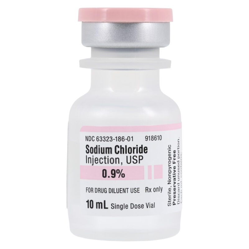 Sodium Chloride, Preservative Free 0.9% Injection 10 mL SDV