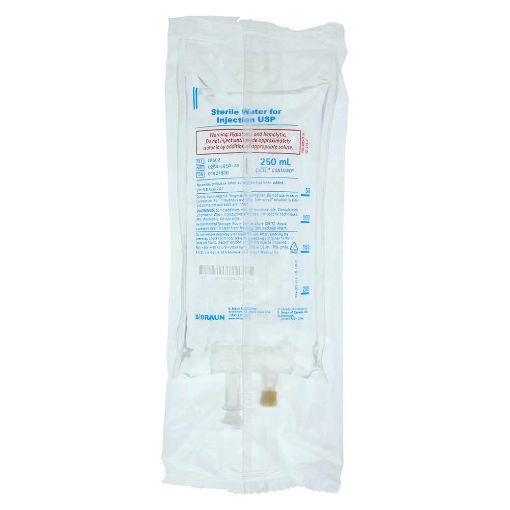 B. Braun® 0.9% Sodium Chloride Injection USP, 250 mL Bags