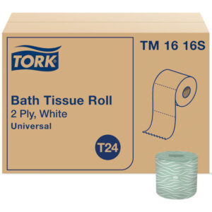 Tork® Universal 2-Ply Toilet Paper, Standard Roll, White