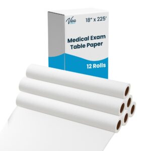 Barriers Exam Table Paper, White, Smooth, 21" x 225', 12/cs