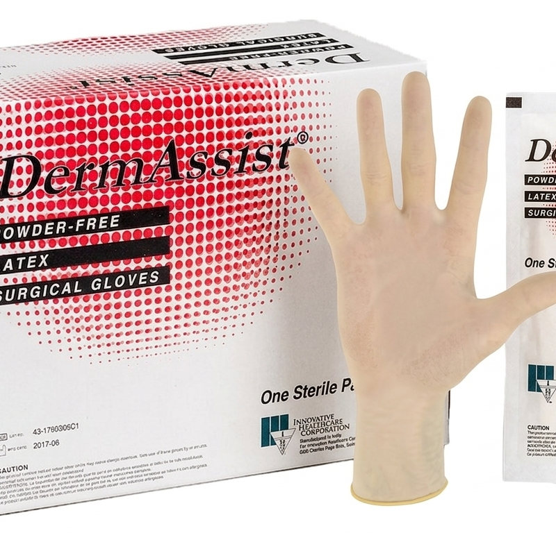 DERMASSIST® Latex Surgical Gloves, Powder-Free, Sterile