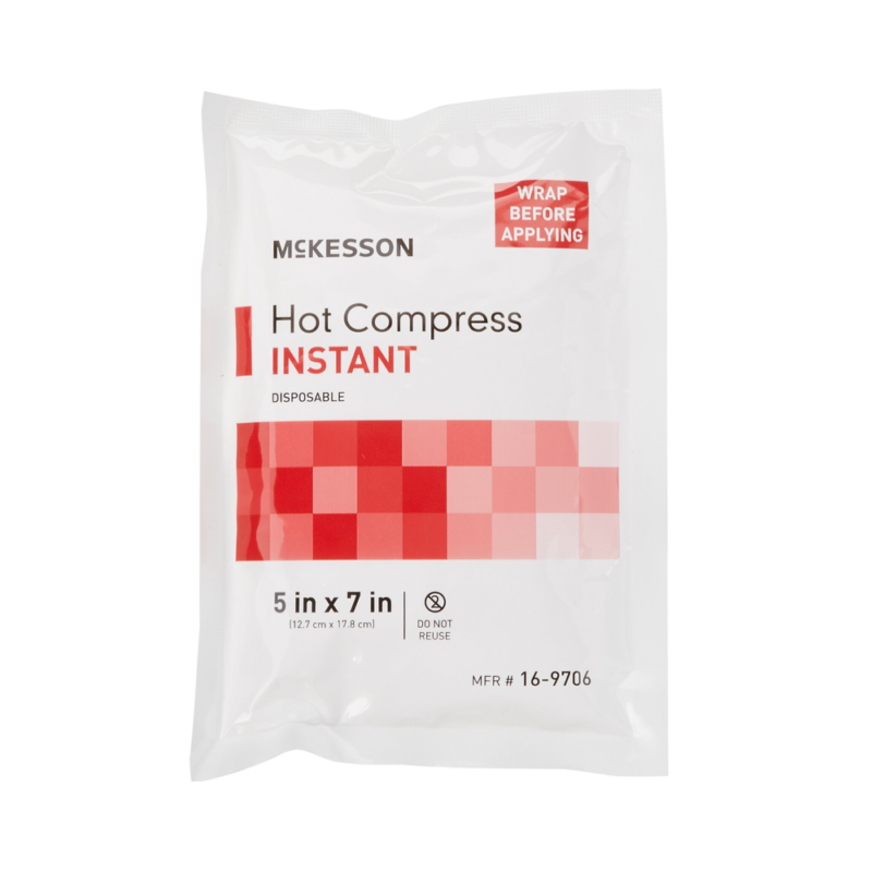 McKesson Brand General Purpose Instant Hot Compress, 5" x 7"