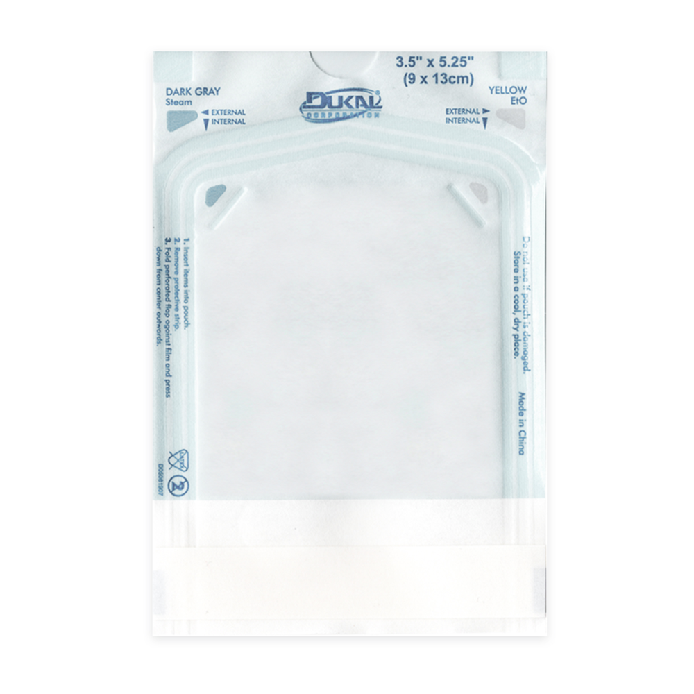 Dukal™ Self-Sealing Sterilization Pouches, 3.5" x 5.25"