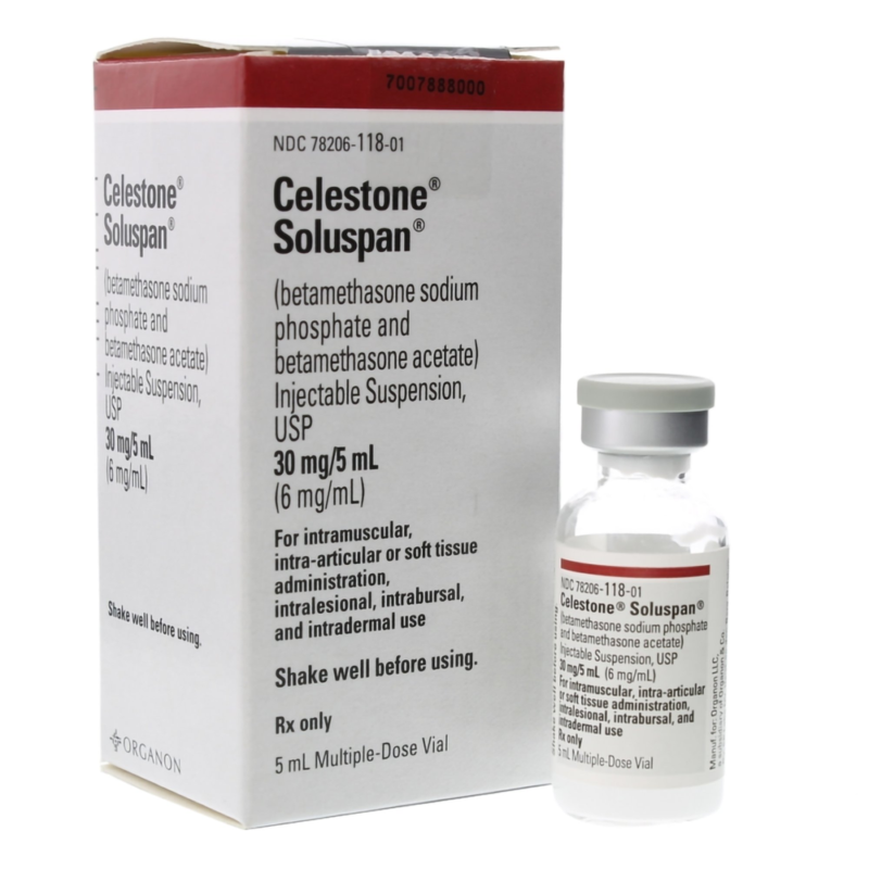 Celestone® Soluspan® 6 mg/mL (Betamethasone) Injectable Suspension, 5 mL