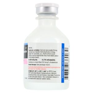 Calcium Gluconate Injection 100mg/mL SDV 50mL Each