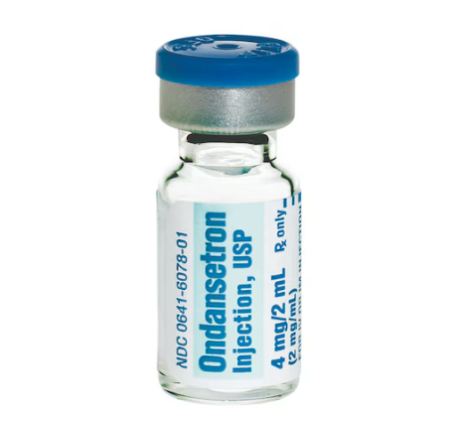 Ondansetron Injection, USP, 2 mg/mL (4 mg/2 mL), 2 mL Single-Dose Vial
