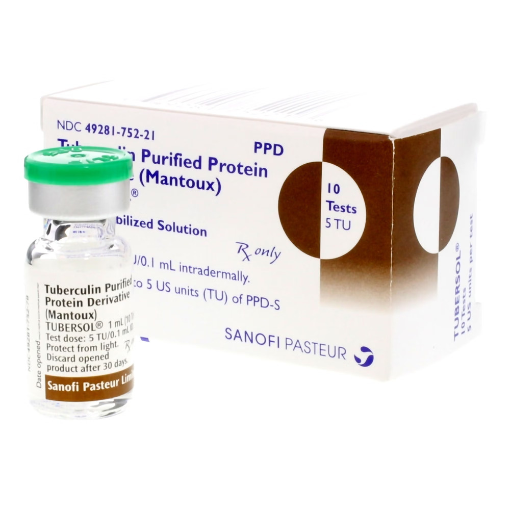 Tubersol® (Tuberculin Purified Protein Derivative, Mantoux), 5 TU / 0.1 mL, Various Sizes